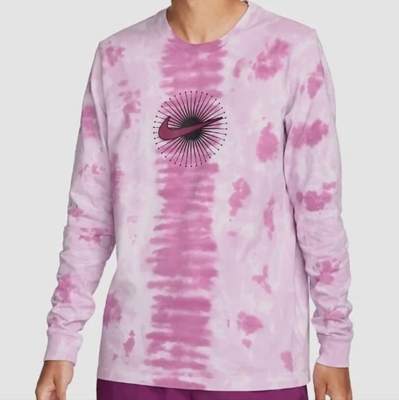 Nike Other - Nike Men's Purple Tie-Dye Long Sleeve Tee